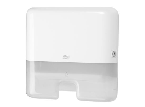 Dispenser TORK tørk multif mini H2 hvit 